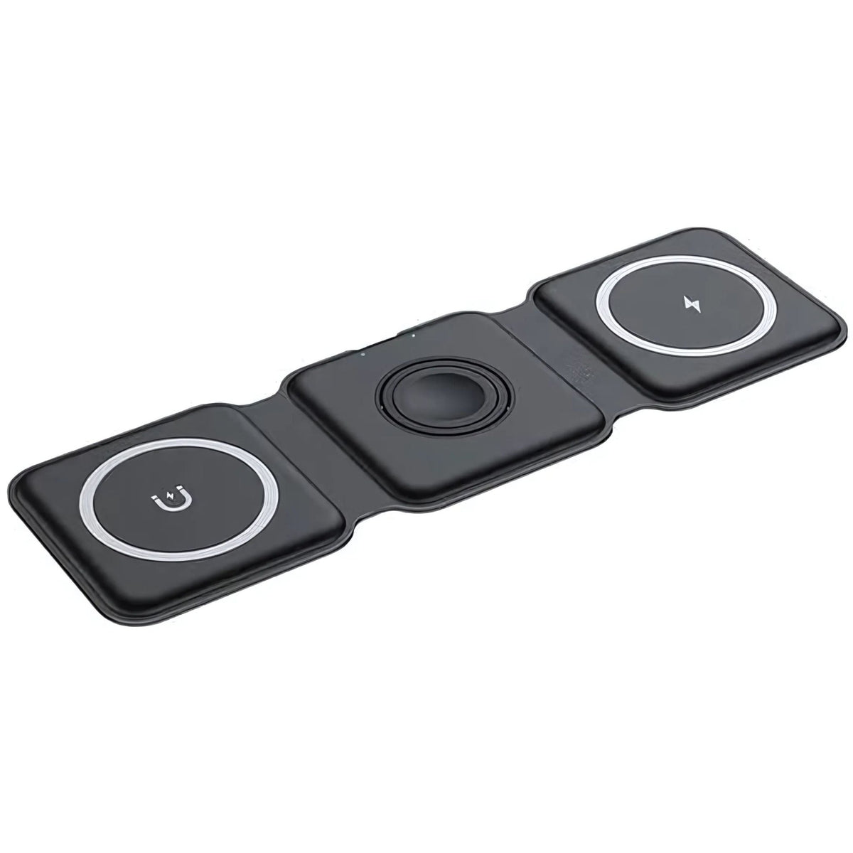 3-in-1 Magnetic Wireless Charger Pad Stand - Fast Wireless Charging Dock Station - Nine Volt