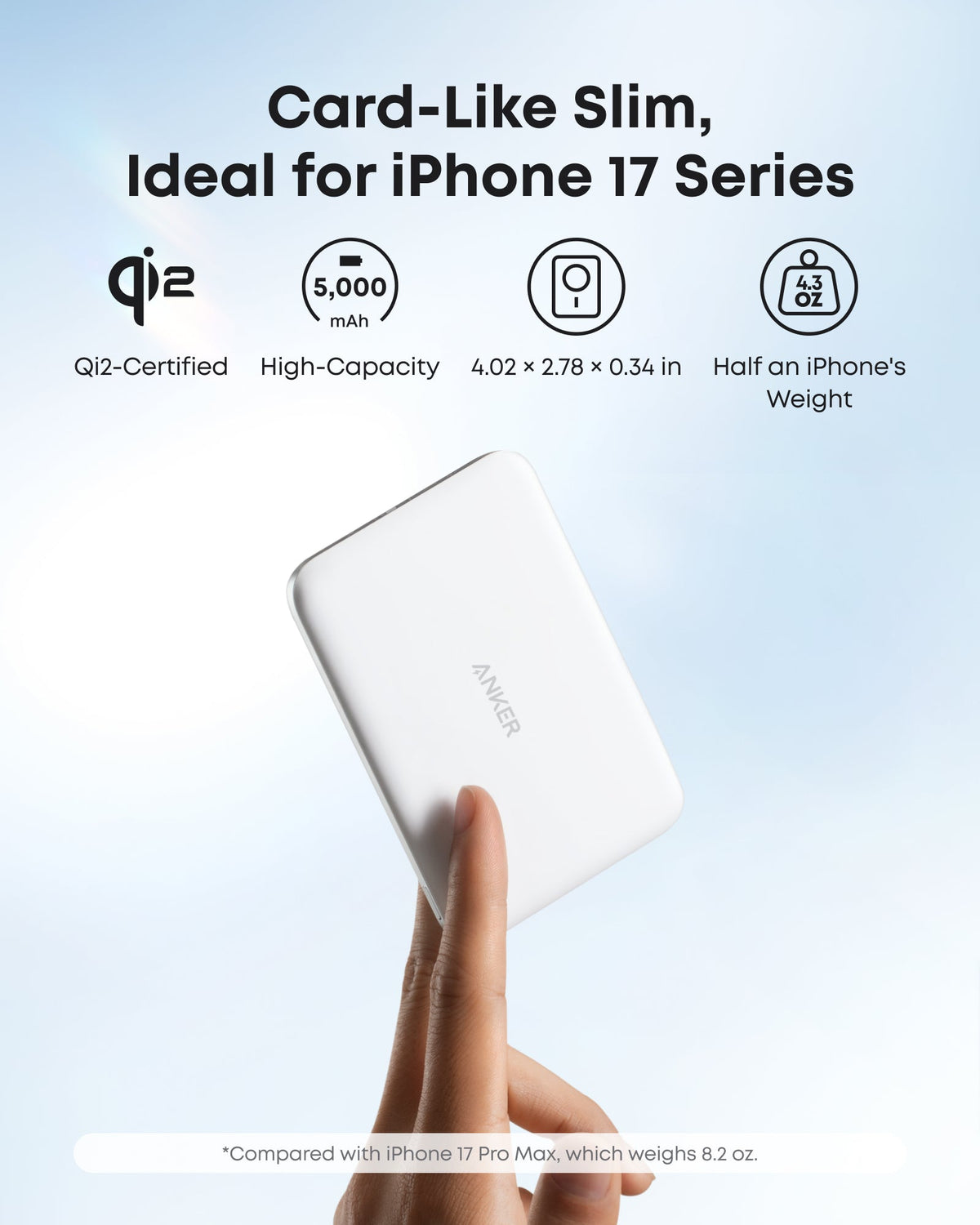 Anker Nano Power Bank (5K, MagGo, Slim) - Nine Volt