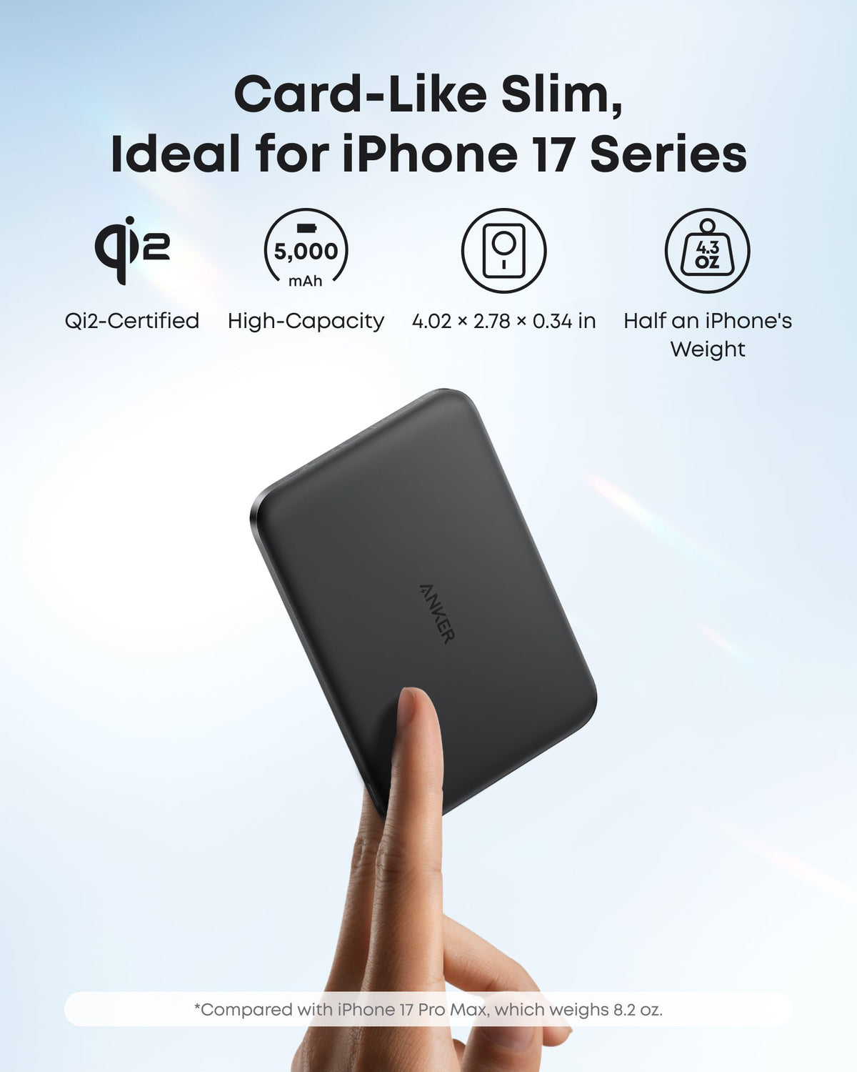 Anker Nano Power Bank (5K, MagGo, Slim) - Nine Volt