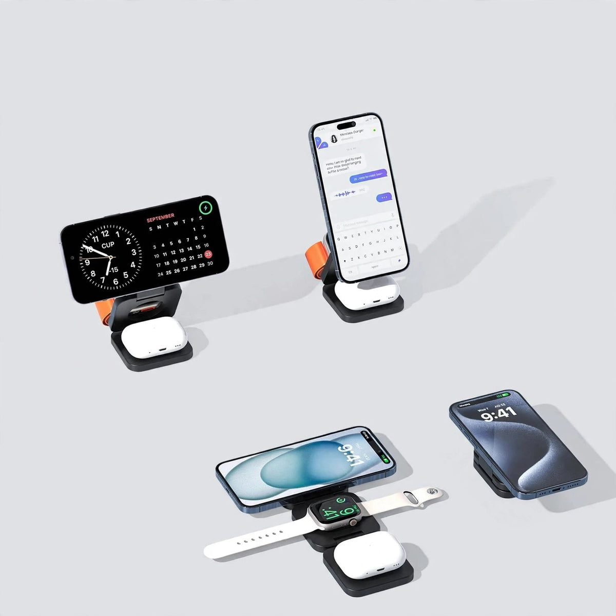 Fold Trio Charging Station - Nine Volt